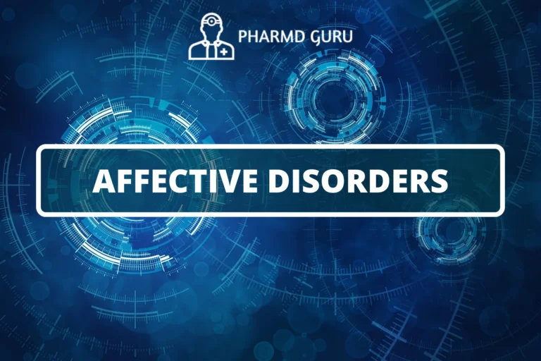 AFFECTIVE DISORDERS