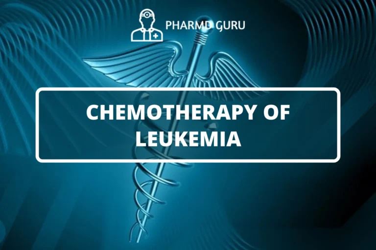CHEMOTHERAPY OF LEUKEMIA