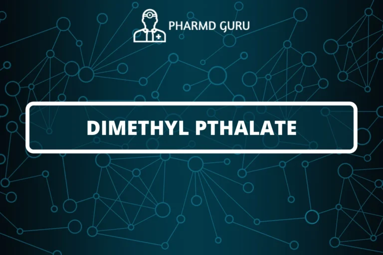 DIMETHYL PTHALATE