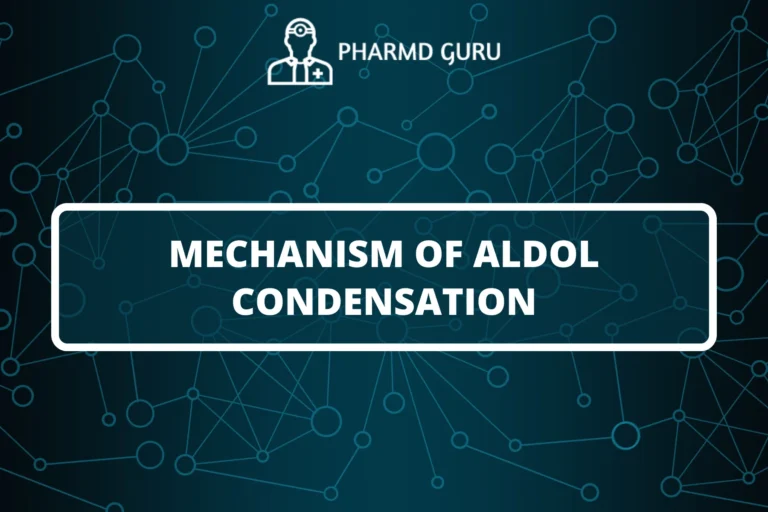 MECHANISM OF ALDOL CONDENSATION