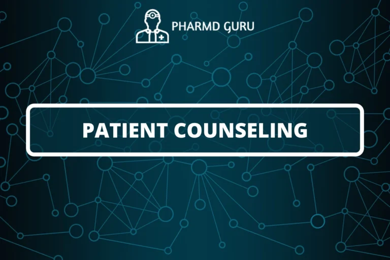 PATIENT COUNSELING